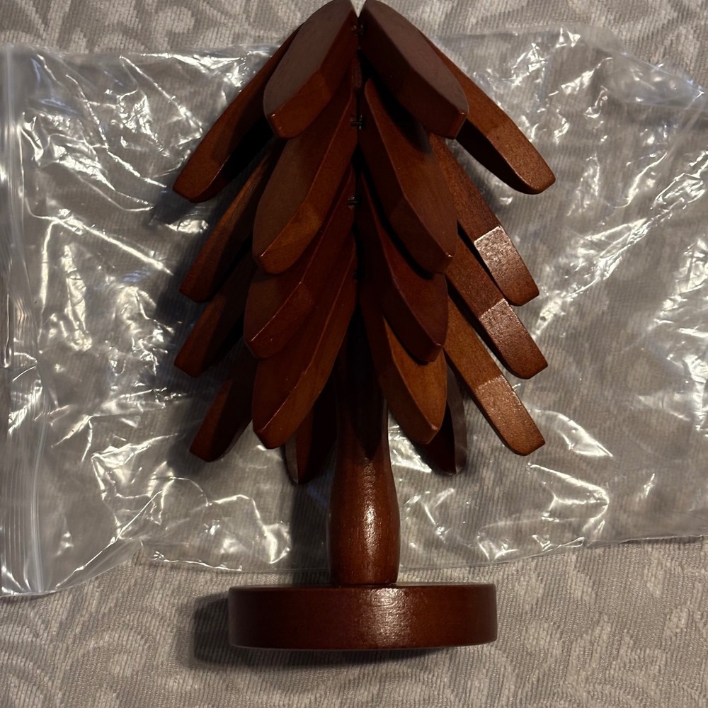 Wooden Tree Trivet‎ Set - Picture 2 of 8